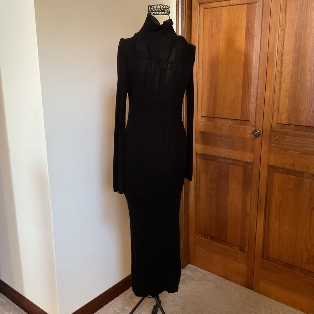 Zara Ribbed wool dress, Medium - Picture 6 of 8